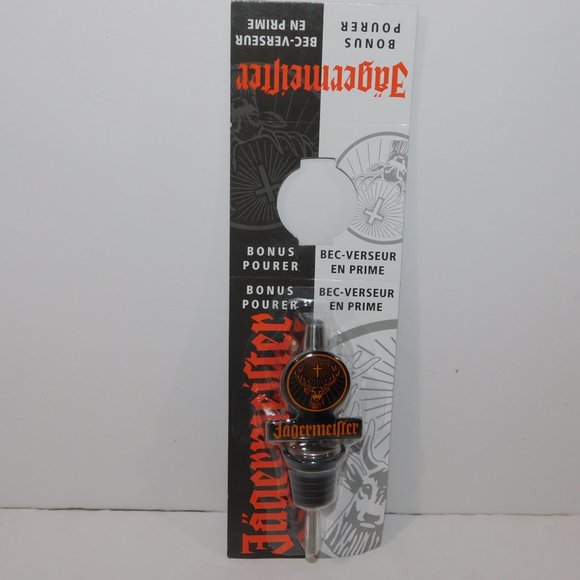 Jagermeister Brand Logo Liquor Bottle Pourer New in Package Stag Head - Picture 2 of 5